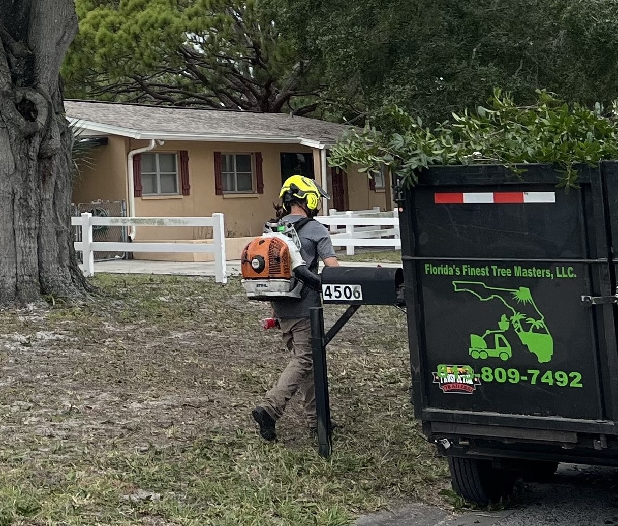 cleaning up after a job